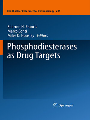 cover image of Phosphodiesterases as Drug Targets